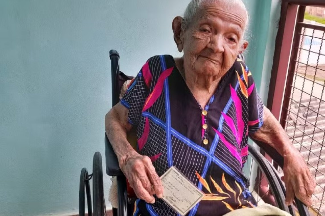 Mulher mais velha do mundo tem 119 anos e mora em Itaperuna 